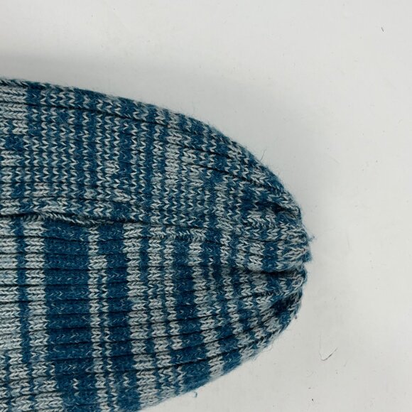 Romy & Aksel Baby Beanie Hat Size 12/24M Blue Striped Acrylic Knit Stretch - Picture 5 of 8